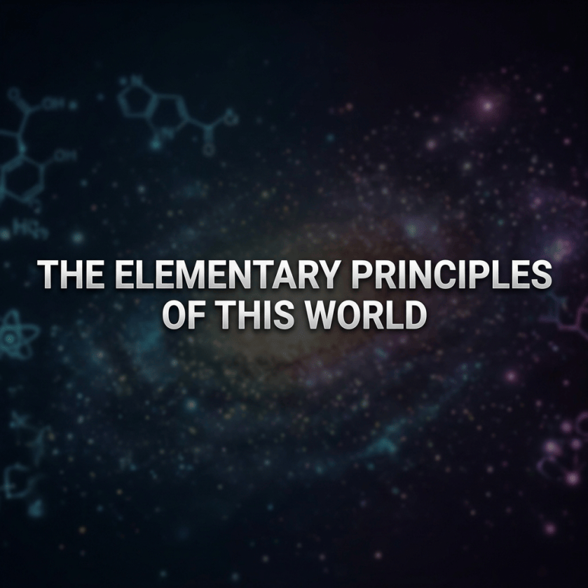 The Elementary Principles of This World